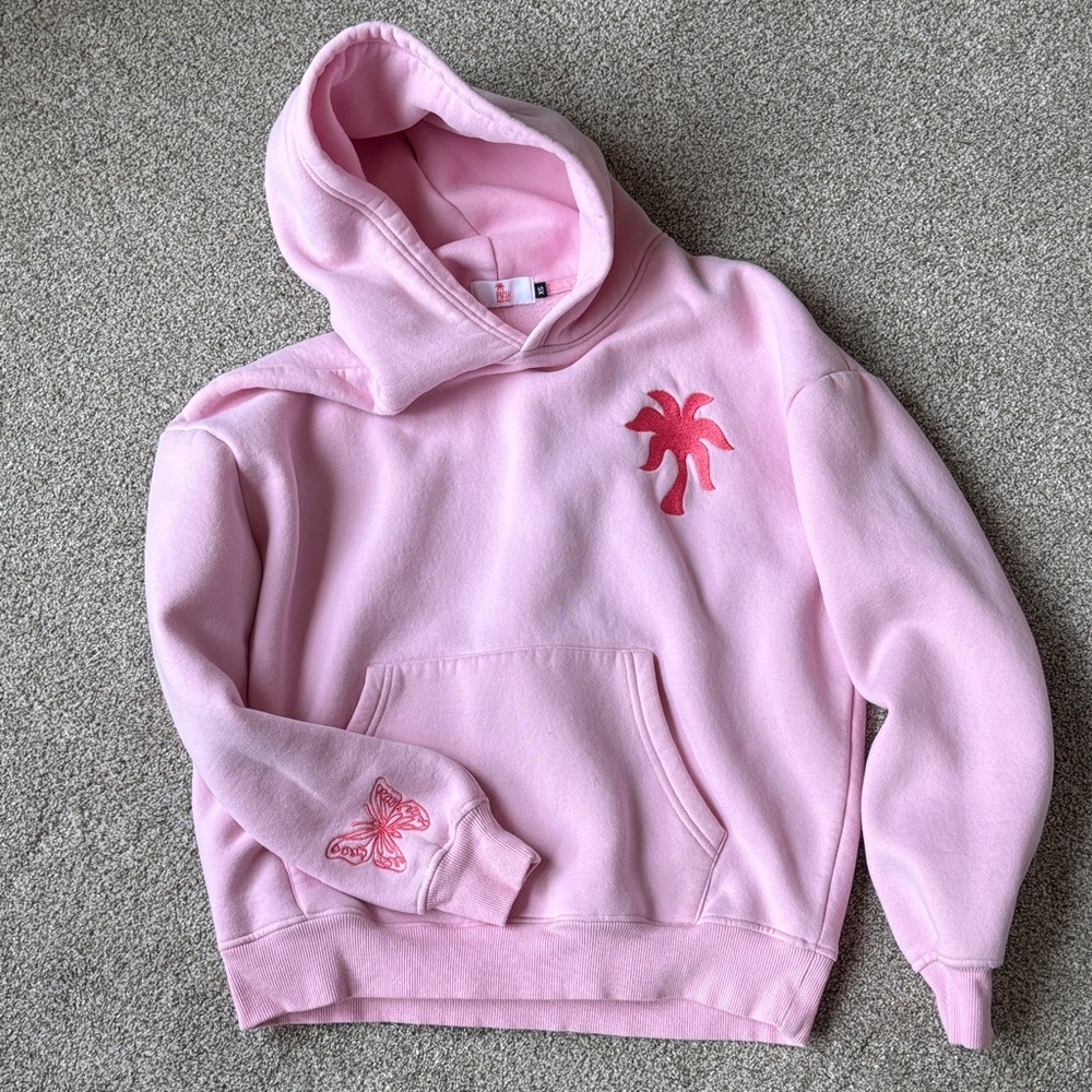 Pink Palm Tree Hoodie